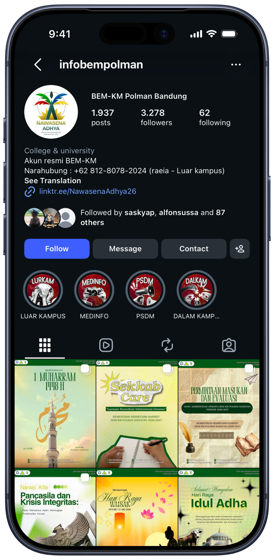 Instagram Feed System Mockup